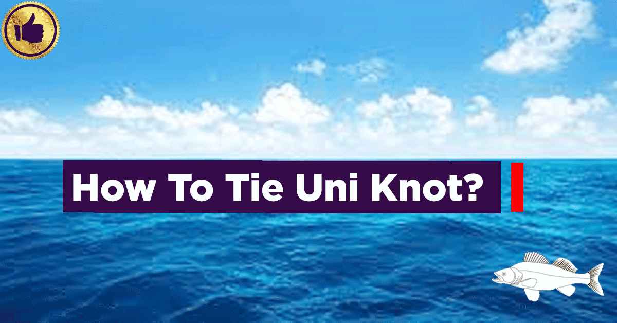 How to tie uni knot